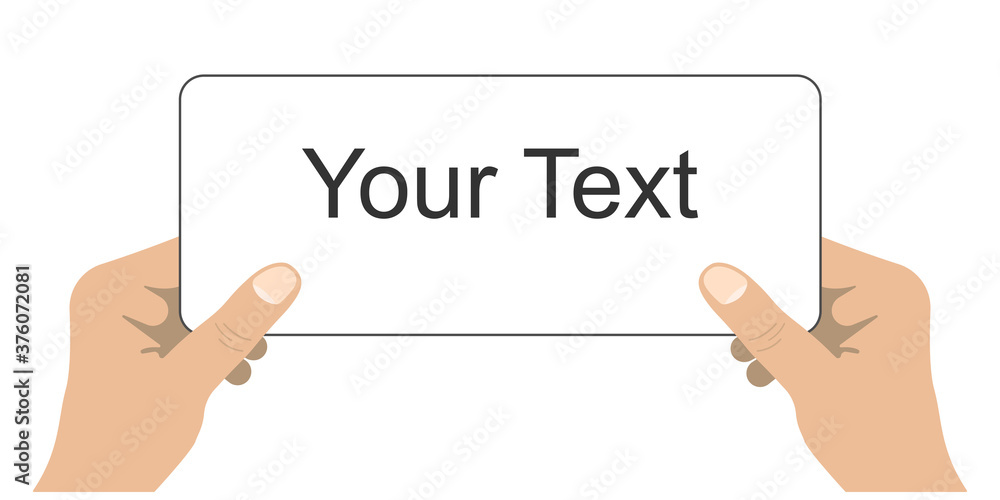 Paper sheet empty in human hands. Sketch mockup, template for announcement, ads, message, notes, drawing. Person keep white blank, banner, poster. Vector illustration isolated on white background. EPS Paper sheet empty in human hands. Sketch mockup, template for announcement, ads, message, notes, drawing. Person keep white blank, banner, poster. Vector illustration isolated on white background. EPS