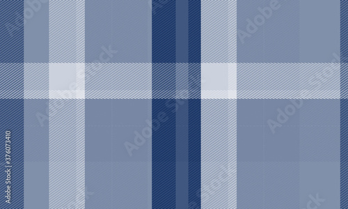 Beautiful classic blue plaid pattern background photo