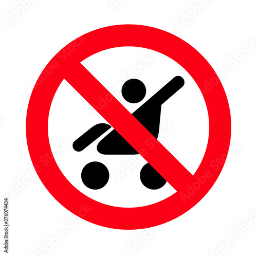 no strollers symbol