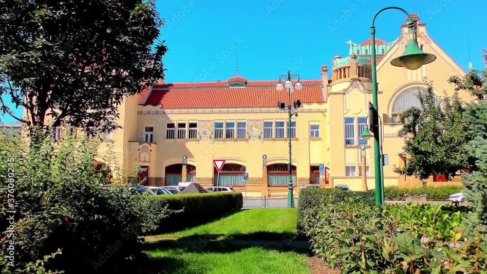 National House – Narodni dum, Theatre, Gallery, Restaurant, Secession Style, Rare Historical Building, Europe, CZ, Prostejov National House – Narodni dum, Theatre, Gallery, Restaurant, Secession Style, Rare Historical Building, Europe, CZ, Prostejov