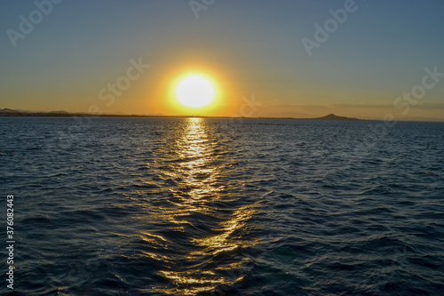 SUNSET IN MURCIA. SHIPPING IN SPAIN.