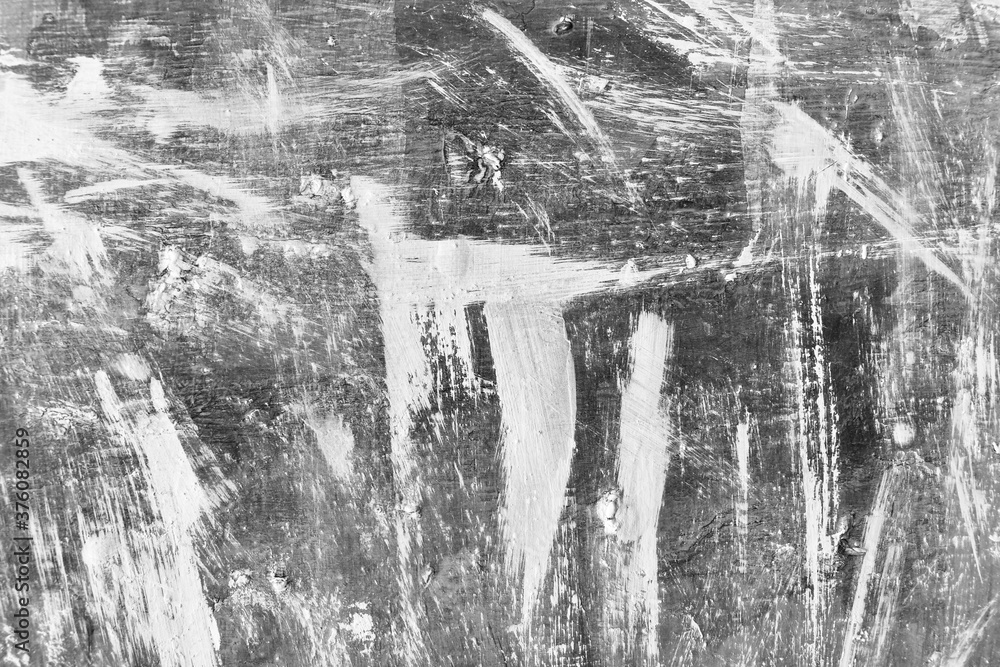 Background splash black on paper. Creative abstract art from ink and