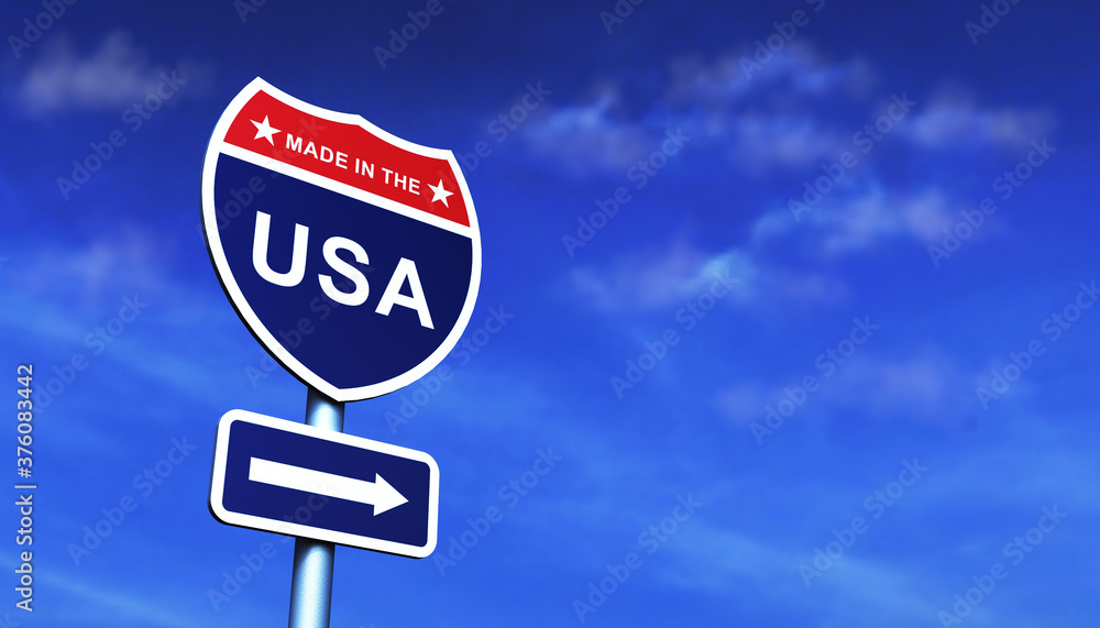 American road sign American road sign