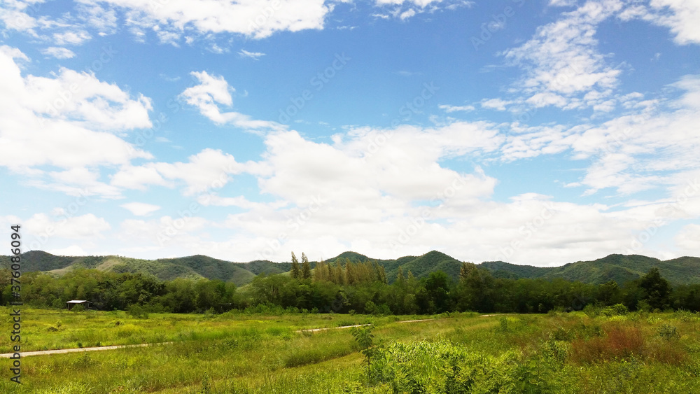 The grass behind the mountains The grass behind the mountains