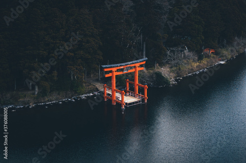 Photos 芦ノ湖・箱根神社の鳥居 / Hakone Shrine, Lake Ashi, Japan
