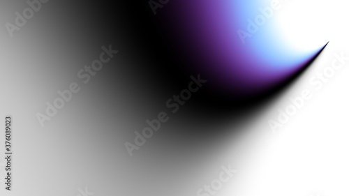 Abstract wavy blurred background. Horizontal background with aspect ratio 16 : 9 © Alexey