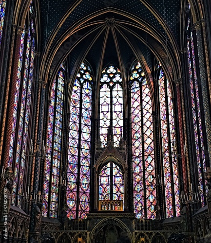 stained window