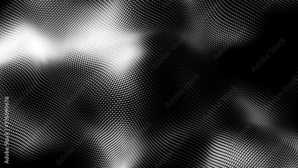 Dot white black wave technology texture background. Abstract big data digital concept. 3d rendering. Dot white black wave technology texture background. Abstract big data digital concept. 3d rendering.