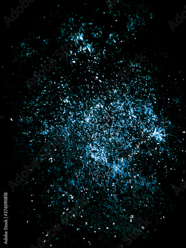 abstract blue background with particles