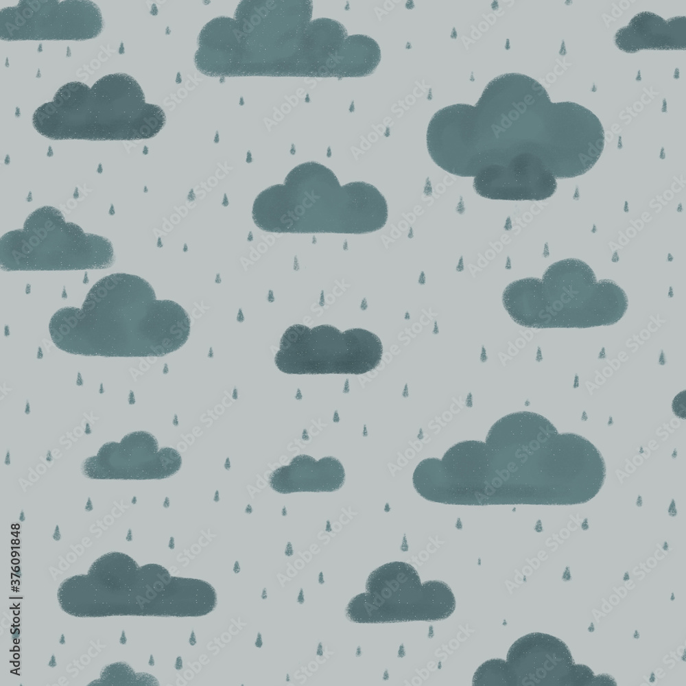Autumn clouds and rain Autumn clouds and rain