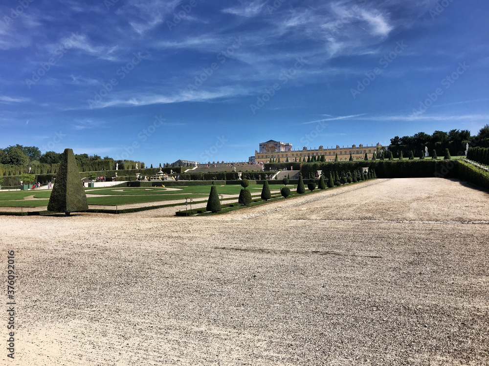 A view of Versailles in Paris
