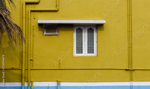 Wall of an Indian house