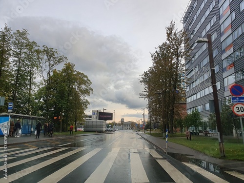 City street scene