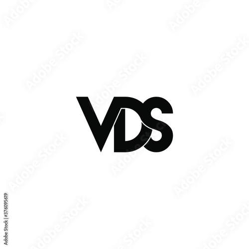 Wallpaper Mural vds letter original monogram logo design Torontodigital.ca