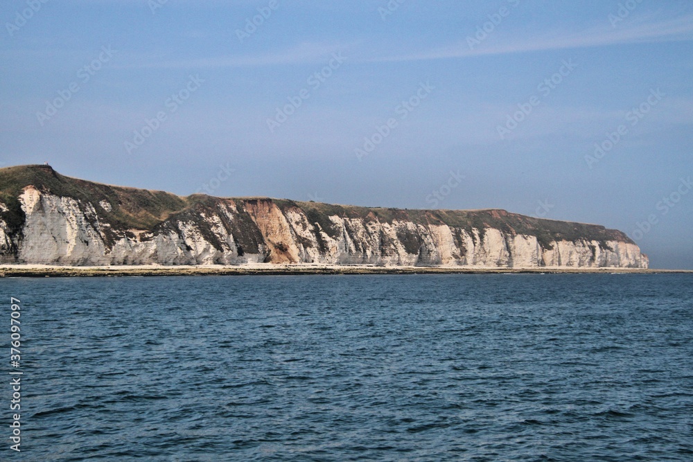 A view of Bempton Cliffs in Yorkshire