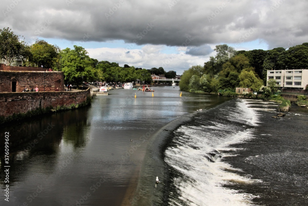 A view of the river dee at Chester