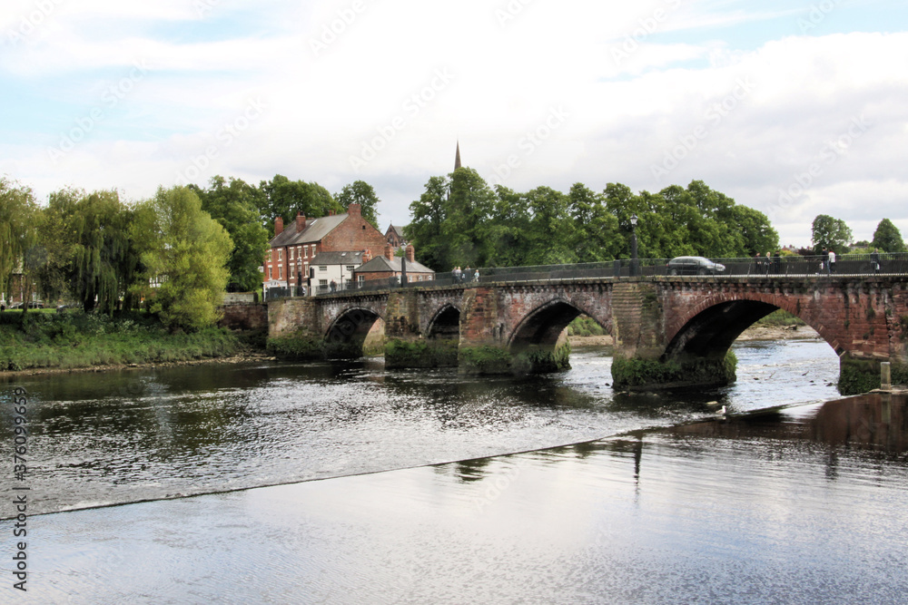 A view of the river dee at Chester