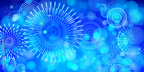 Vector illustration of a festive golden fireworks display for celebration.