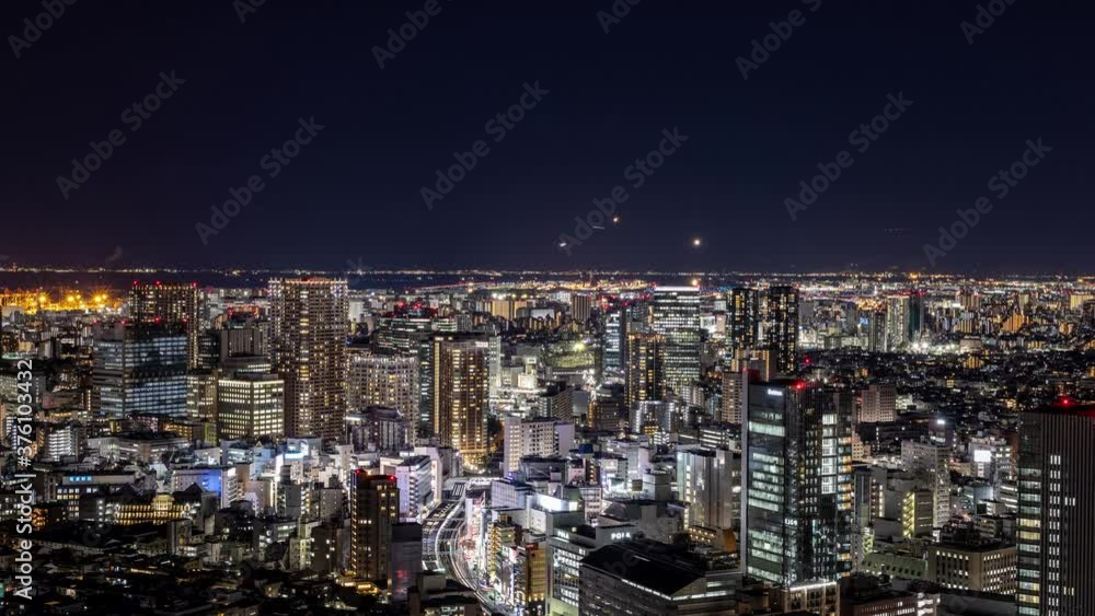 東京の交通タイムラプス 2020年3月 夜景 4K 東京の交通タイムラプス 2020年3月 夜景 4K