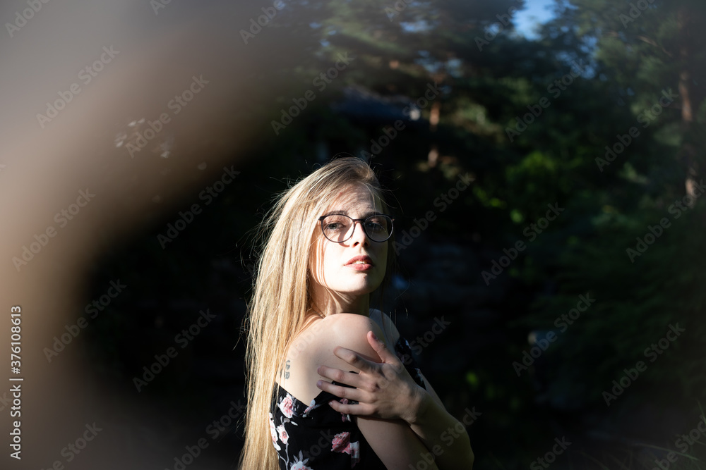 Frau im Park Frau im Park