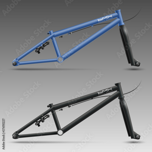 Tubular frames bicycle BMX
