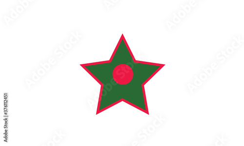 Free Download Bangladesh flag star country symbol vector illustration - GFXLoad
