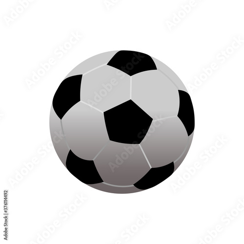 Realistic soccer ball icon. Vector illustration eps 10