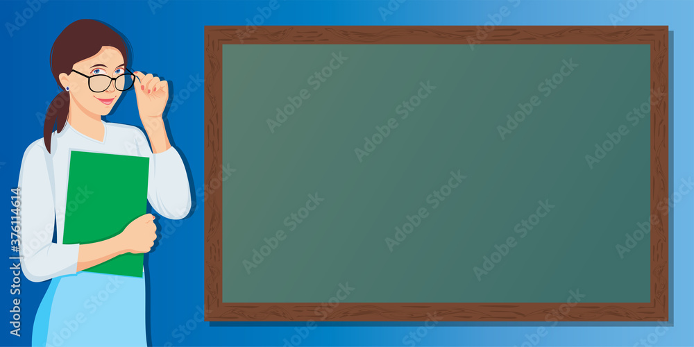 Happy teacher's day vector poster design, school elements set Happy teacher's day vector poster design, school elements set