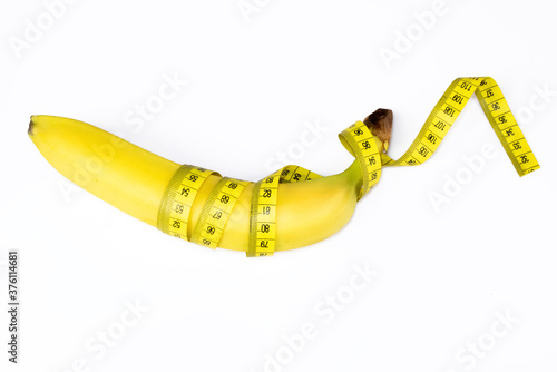 Body tape measure and banana.