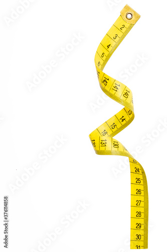 Tape measure to measure the body. photo