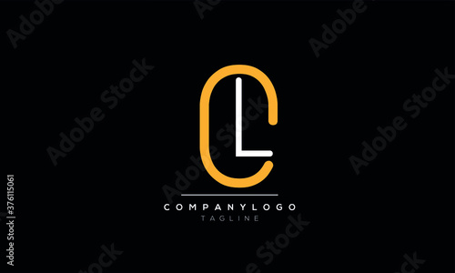 Alphabet letters Initials Monogram logo GL,LG,G and L
