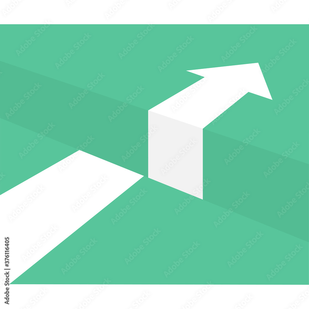 icon challenge concept obstacle arrow. Vector illustration eps 10 icon challenge concept obstacle arrow. Vector illustration eps 10