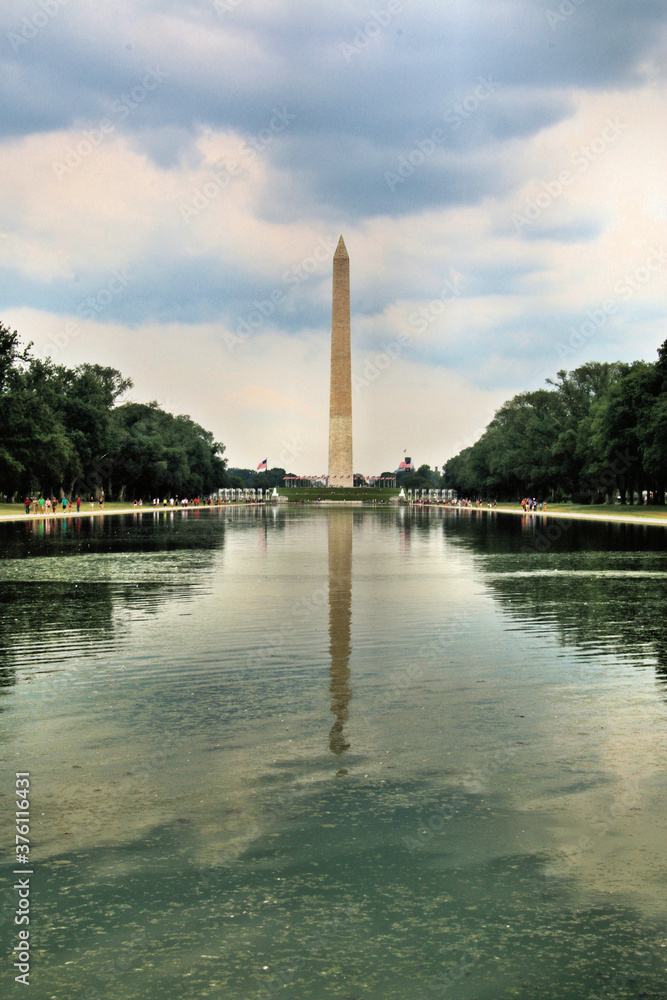 A view of the Washington Monument
