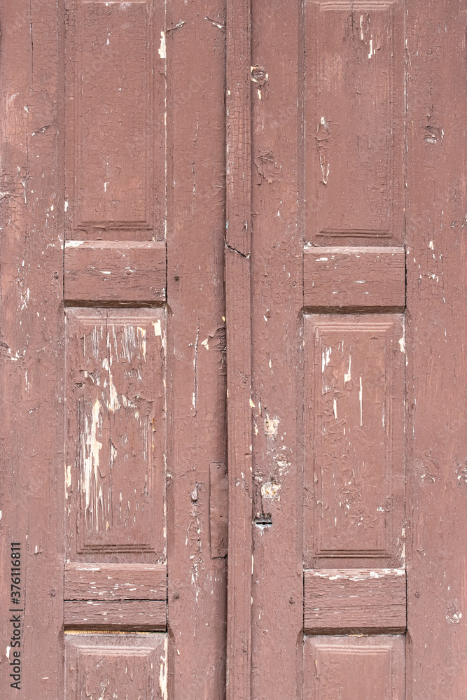 Fototapeta premium Texture of an old Board covered with paint