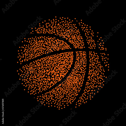 basketball vector technology background game. Vector illustration eps 10