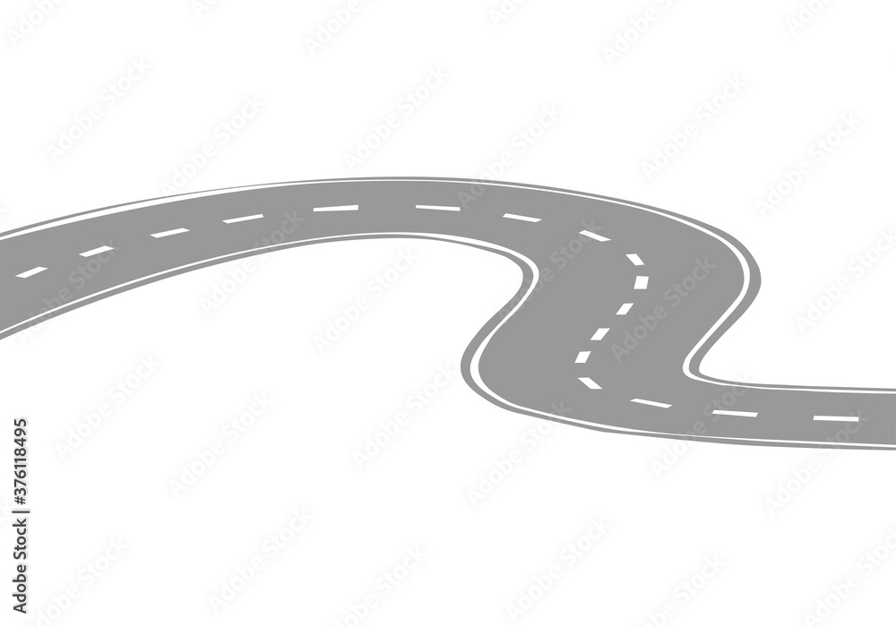 Gray road icon with white stripes. Vector illustration eps 10 Gray road icon with white stripes. Vector illustration eps 10
