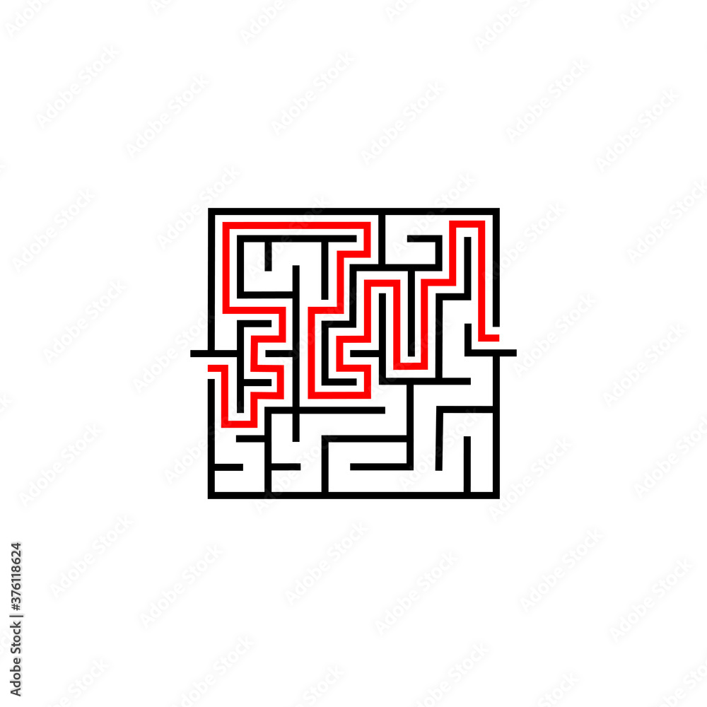 abstract vector maze logo solution icon. Vector illustration eps 10 abstract vector maze logo solution icon. Vector illustration eps 10