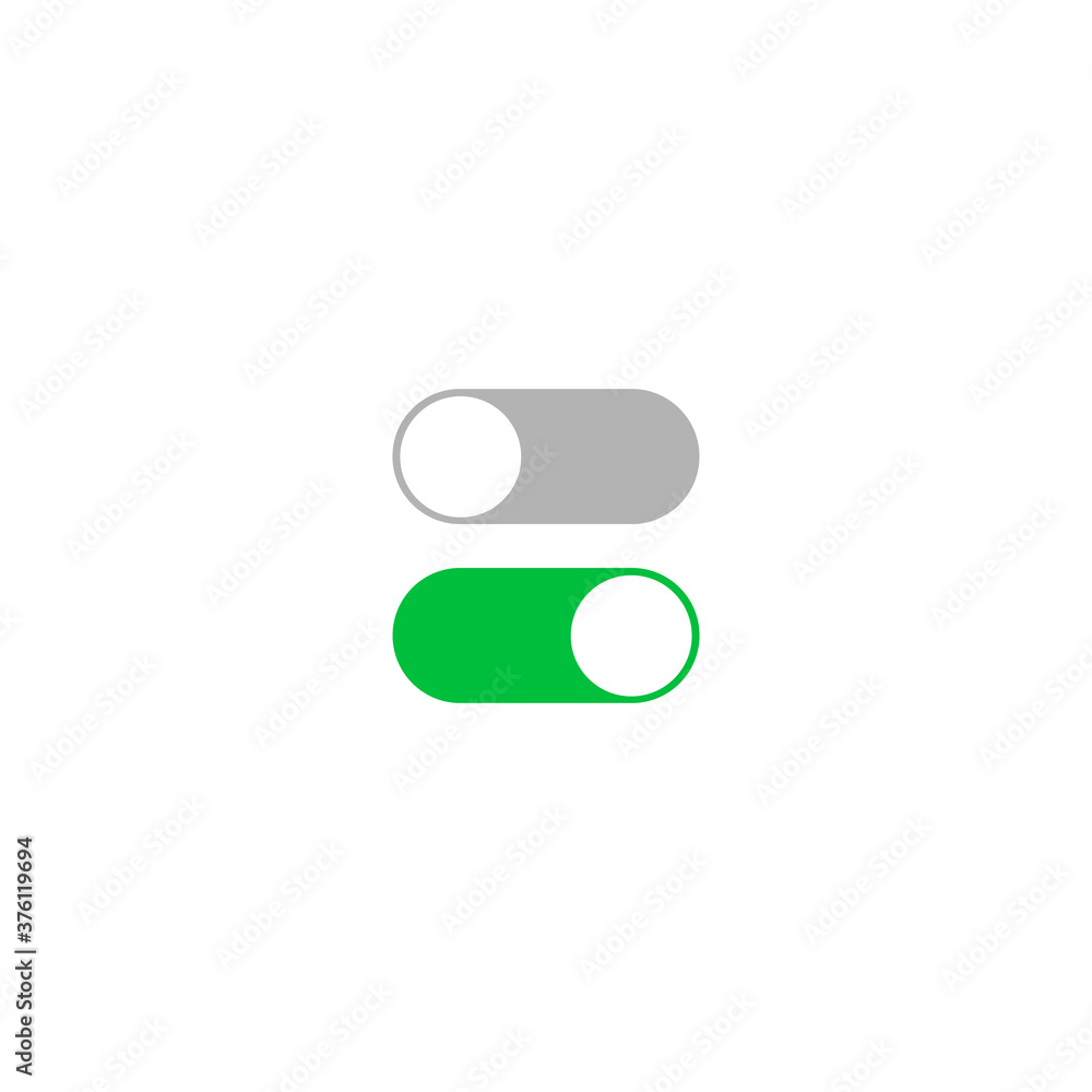 Icon sign on and sign off. Vector illustration eps 10 Icon sign on and sign off. Vector illustration eps 10