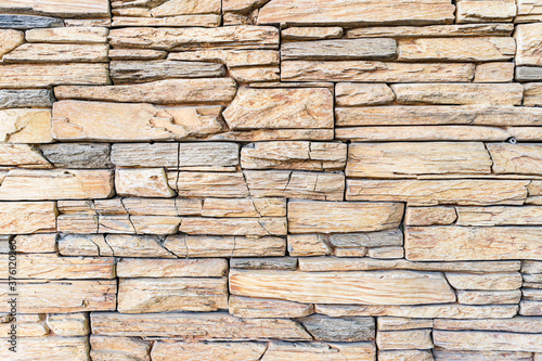 Modern stone brick wall background. Stone texture.