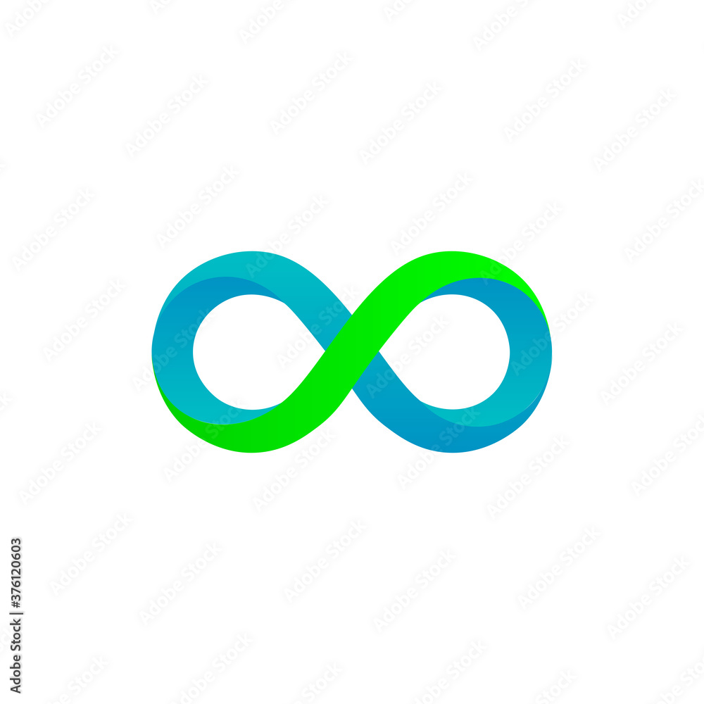 Numbers eight logo icon. Vector illustration eps 10 Numbers eight logo icon. Vector illustration eps 10