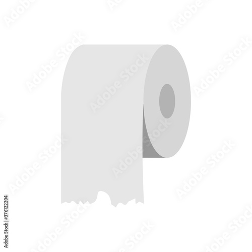 Realistic toilet paper roll icon. Vector illustration eps 10