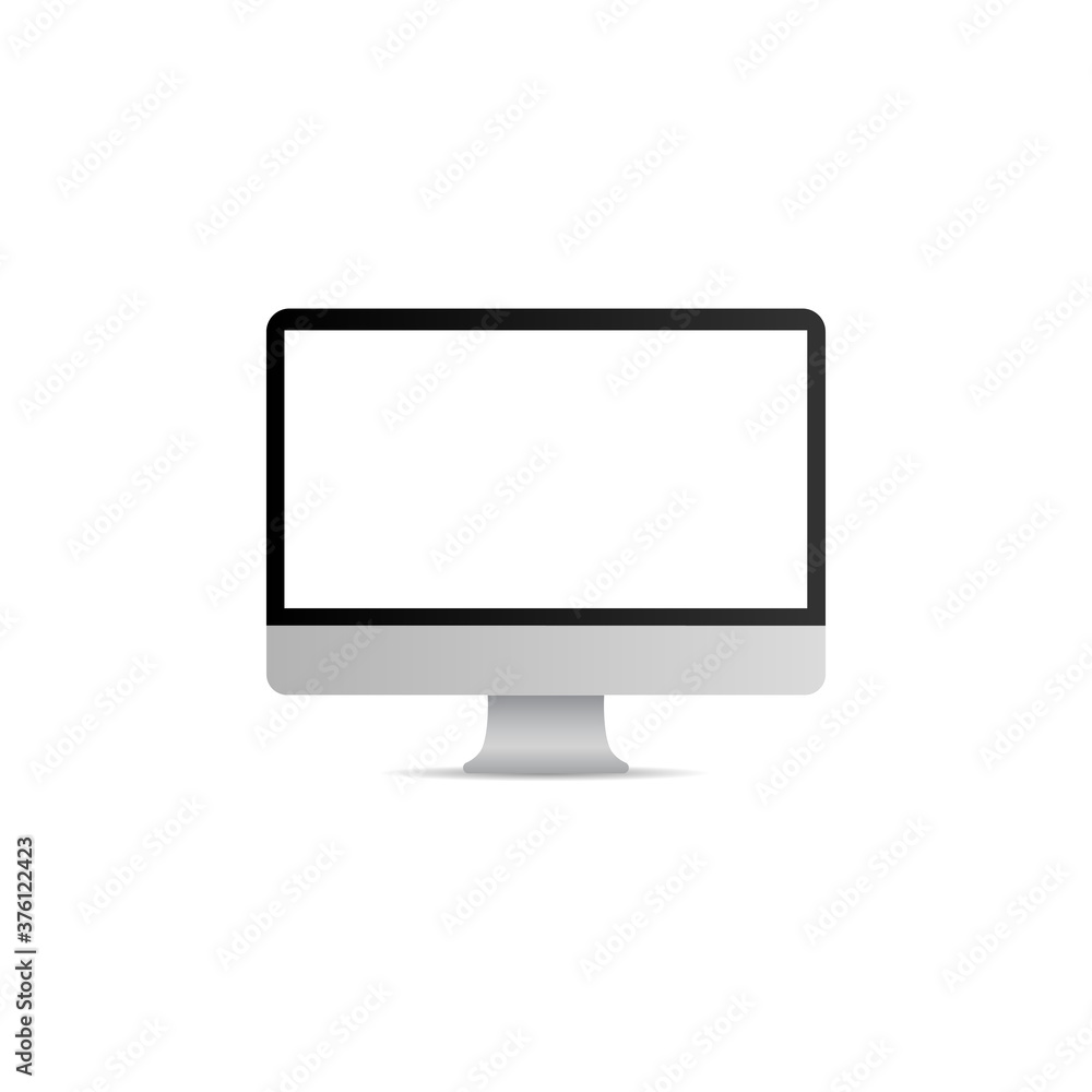 Realistic computer technology icon. Vector illustration eps 10 Realistic computer technology icon. Vector illustration eps 10