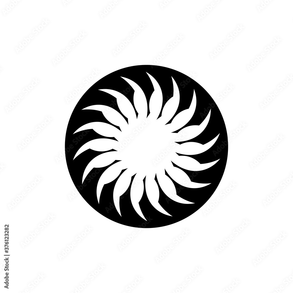 Circular Pattern Icon. Vector Sign. Trendy Symbol. Vector illustration eps 10