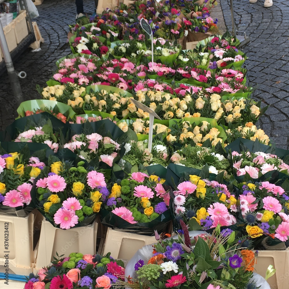flowers in the market flowers in the market