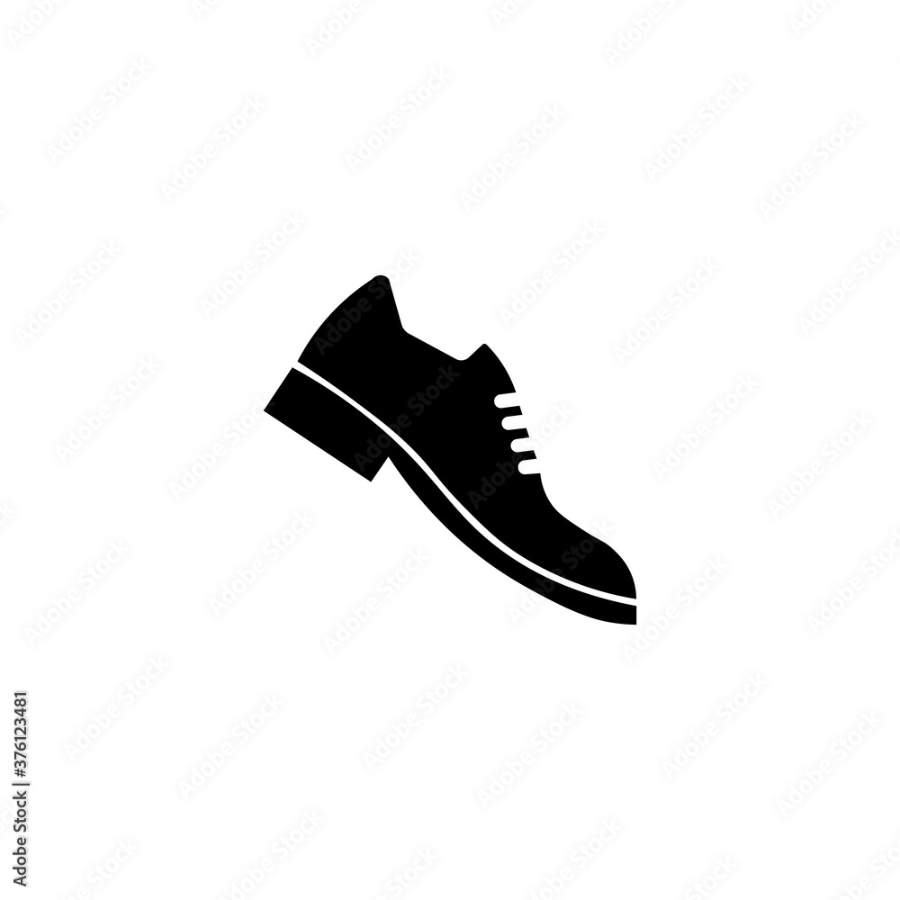 Shoe black sign icon. Vector illustration eps 10