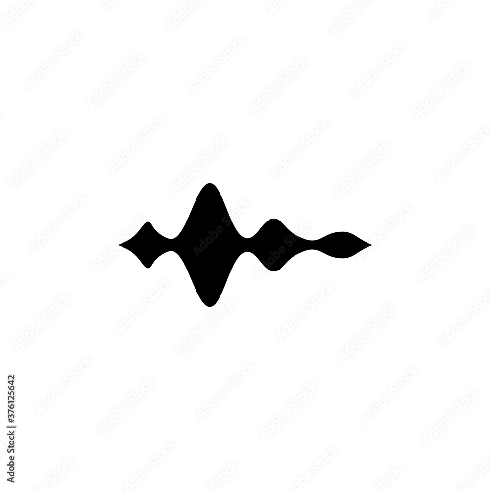 sound wave sign icon. Vector illustration eps 10. sound wave sign icon. Vector illustration eps 10.
