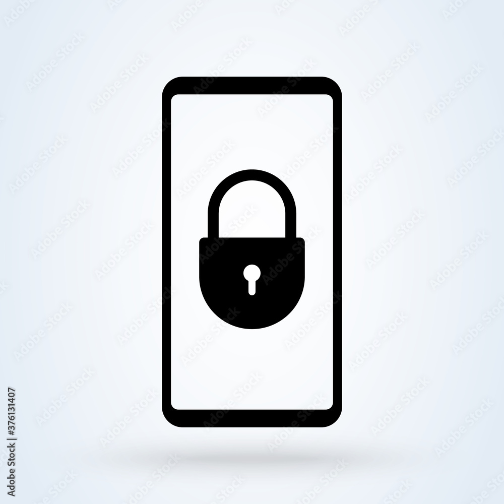 Phone, lock vector icon. Simple element illustration from UI concept. Mobile concept vector illustration. Phone, lock vector icon. vector Simple modern icon design illustration. Phone, lock vector icon. Simple element illustration from UI concept. Mobile concept vector illustration. Phone, lock vector icon. vector Simple modern icon design illustration.