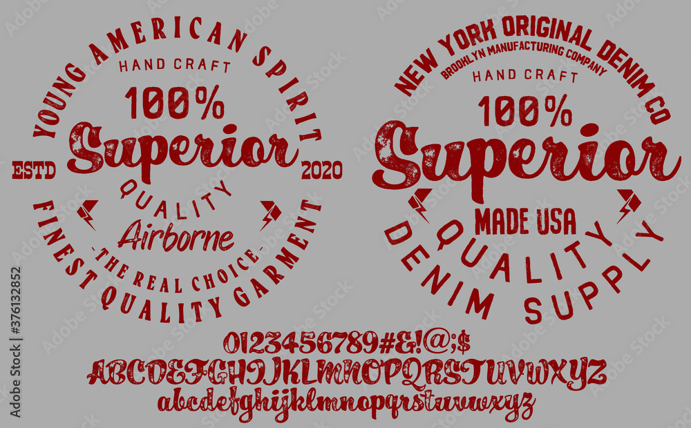 Handwritten calligraphic alphabet for t-shirt or apparel. V Handwritten calligraphic alphabet for t-shirt or apparel. V