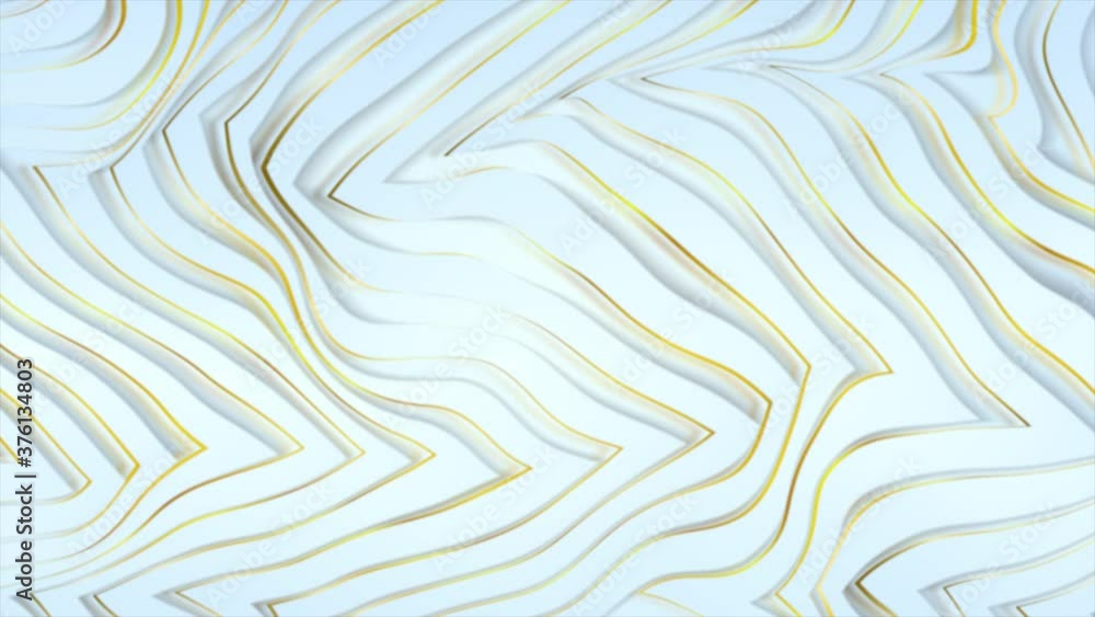 Light blue and golden refracted stripes pattern abstract luxury motion background. Seamless looping. Video animation Ultra HD 4K 3840x2160 Light blue and golden refracted stripes pattern abstract luxury motion background. Seamless looping. Video animation Ultra HD 4K 3840x2160