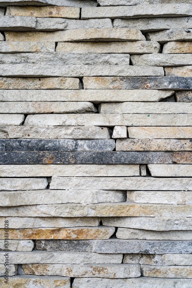 Modern stone brick wall background. Stone texture.